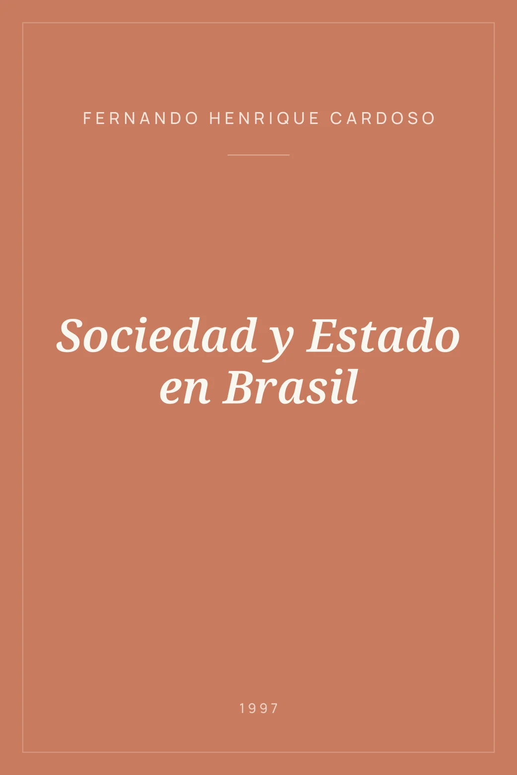 Portada de Sociedad y Estado en Brasil