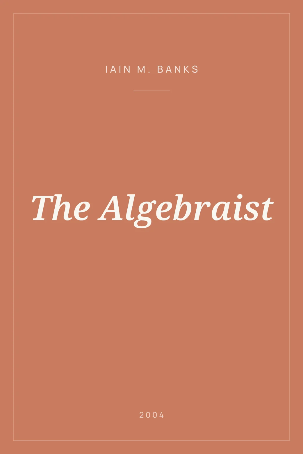 Portada de The Algebraist