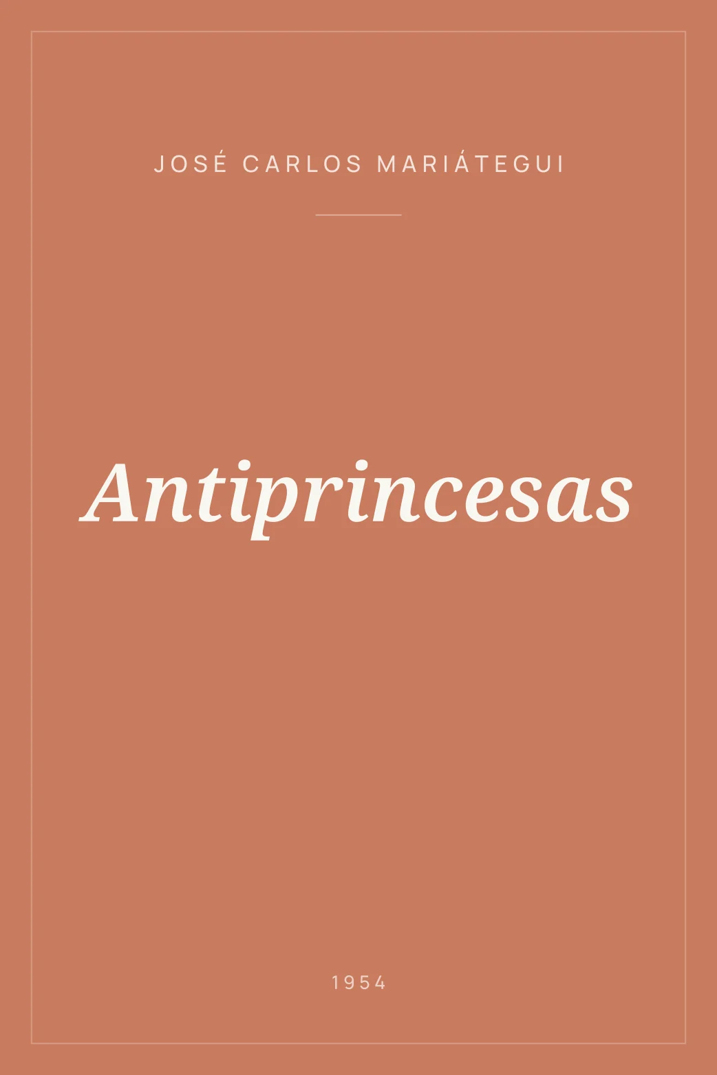 Portada de Antiprincesas