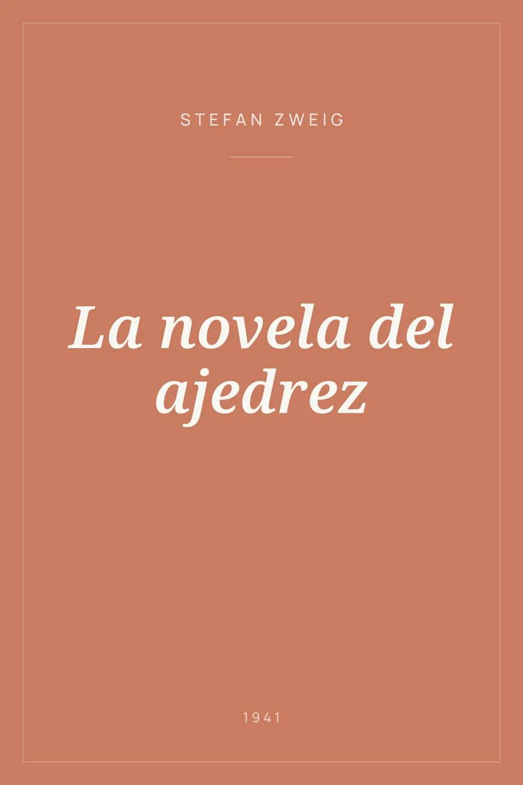 Portada de La novela del ajedrez