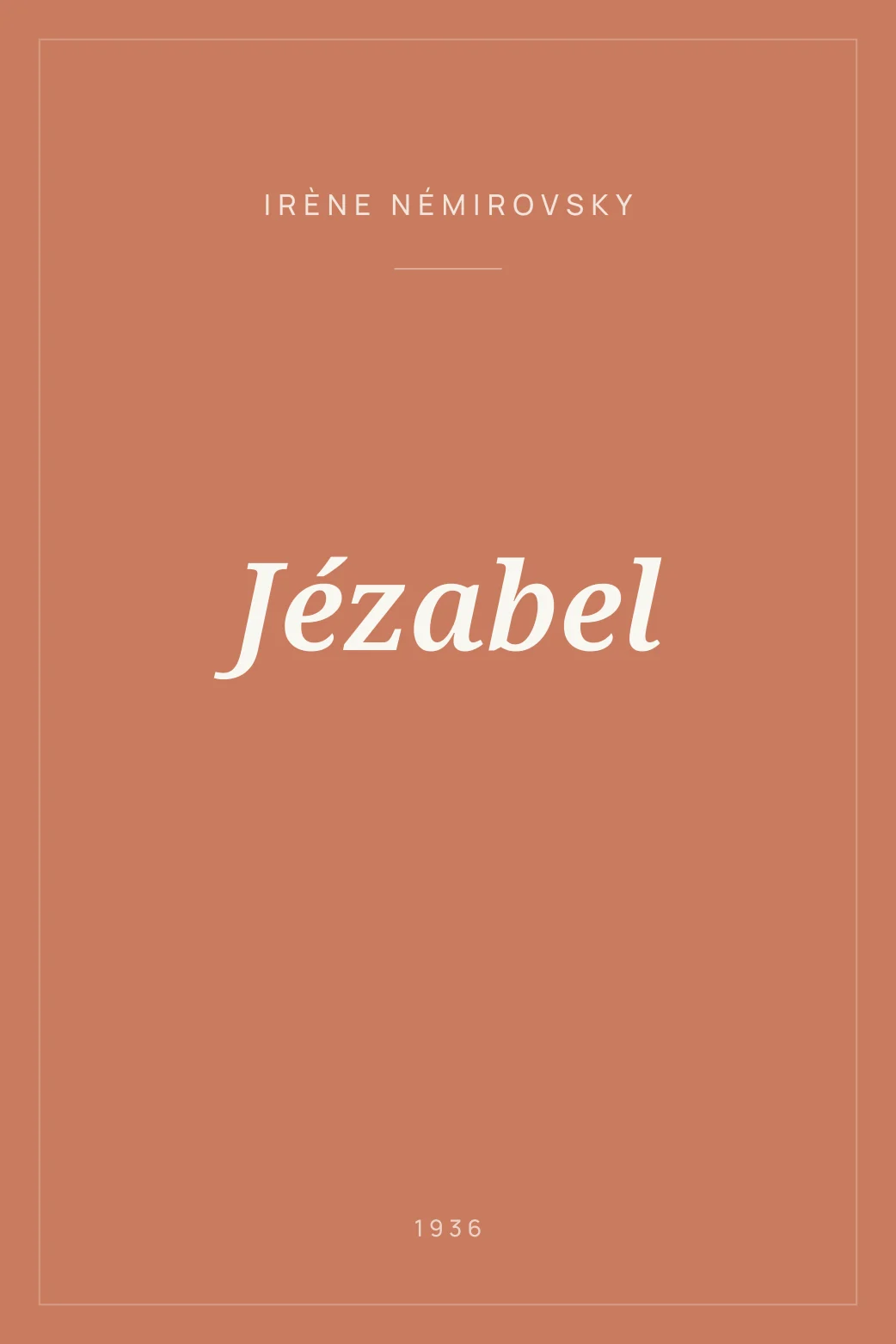 Portada de Jézabel