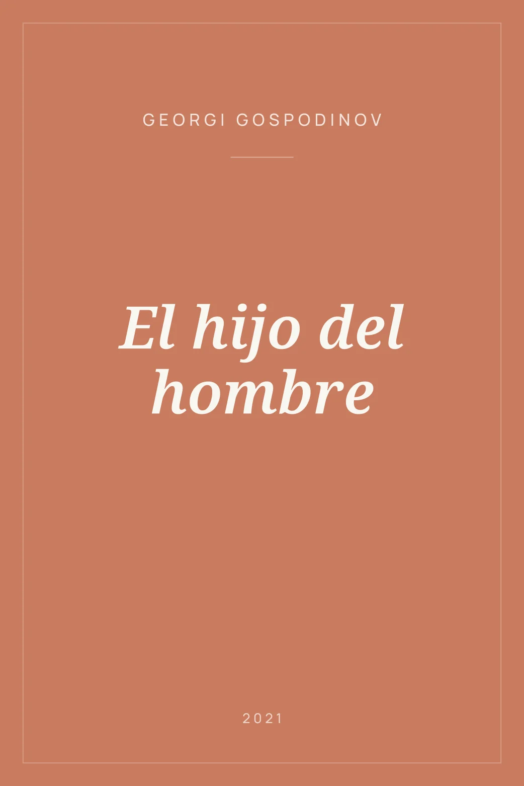 Portada de El hijo del hombre
