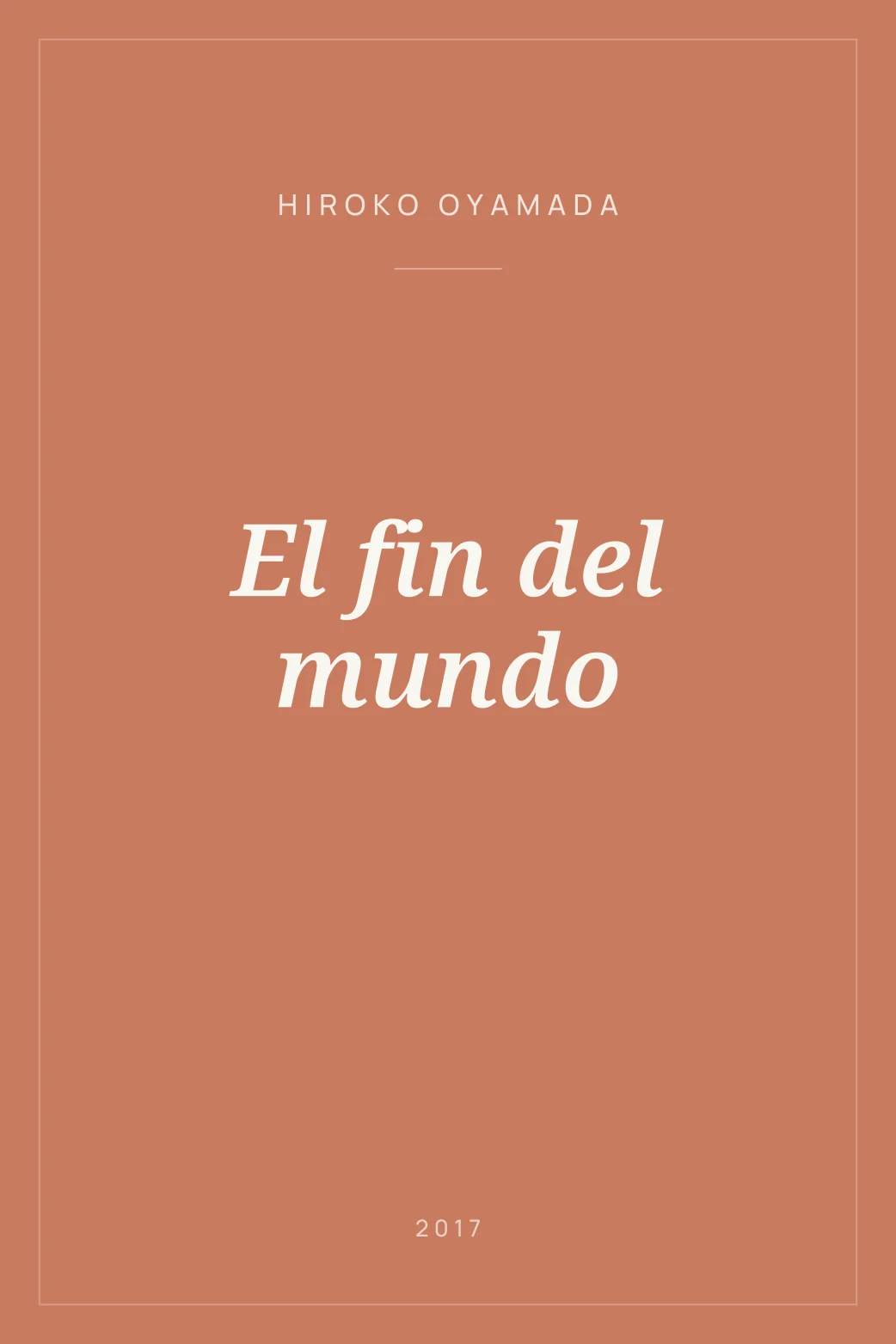 Portada de El fin del mundo