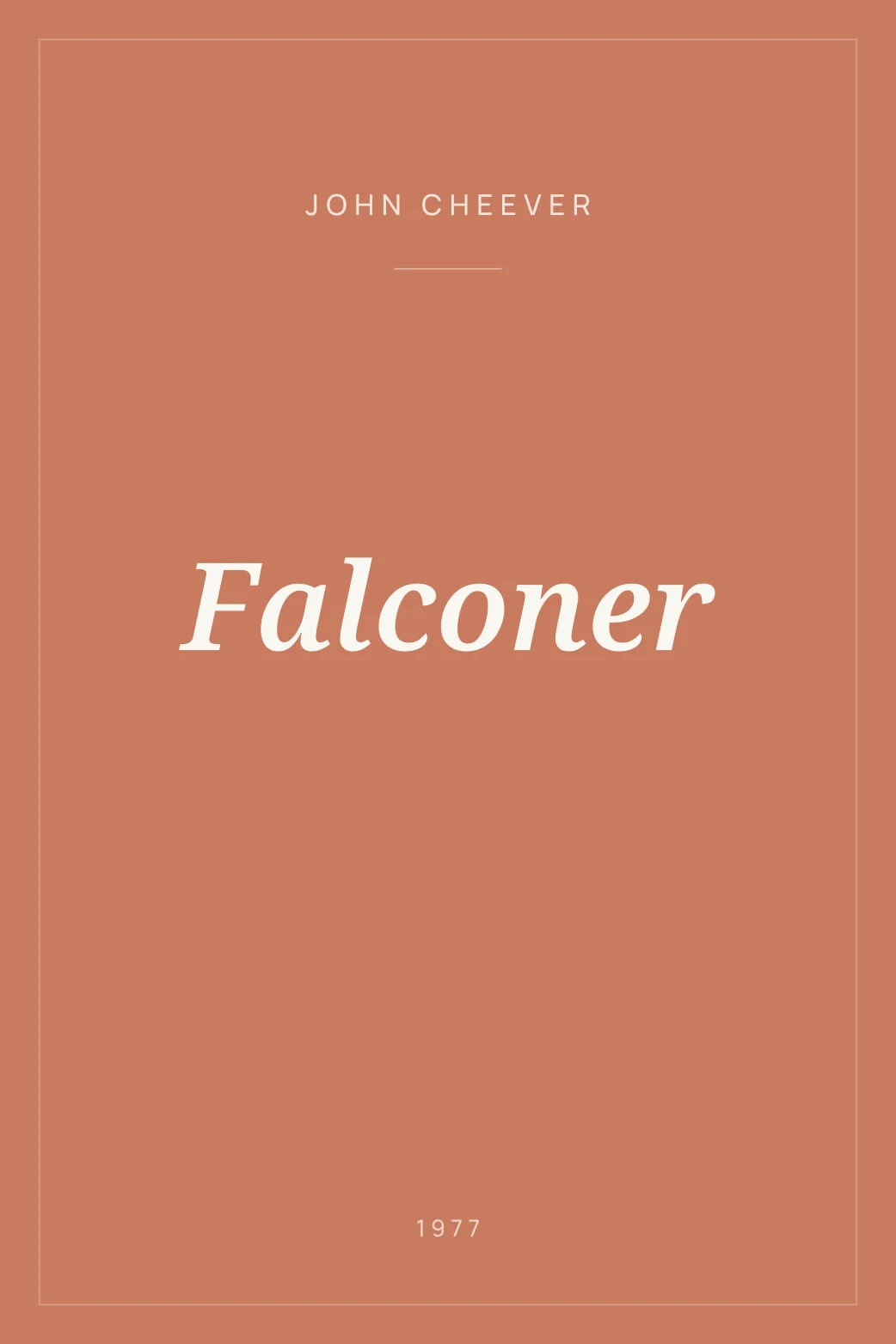 Portada de Falconer