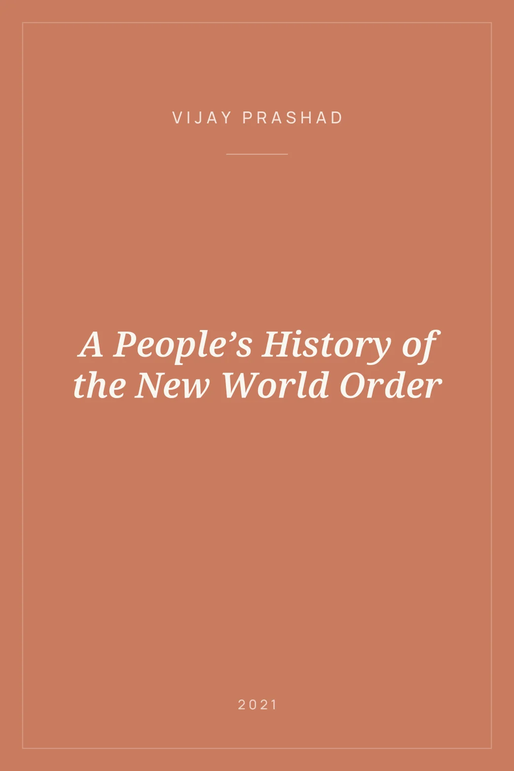 Portada de A People’s History of the New World Order