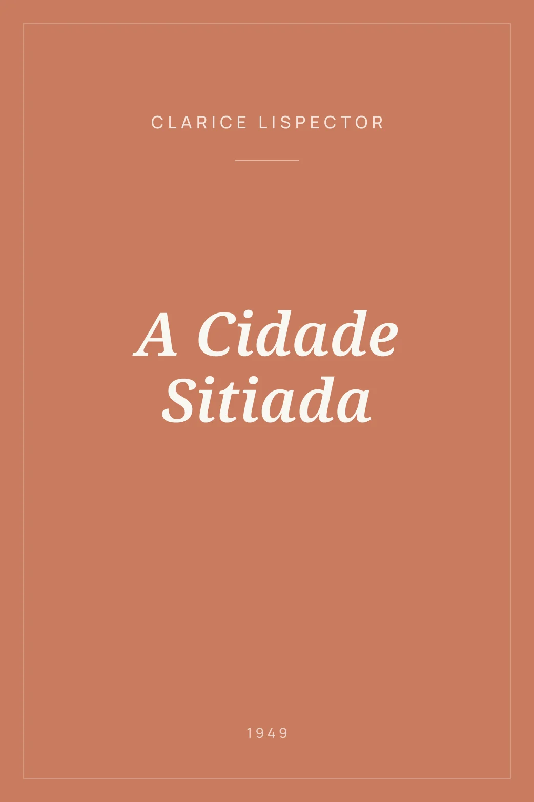 Portada de A Cidade Sitiada