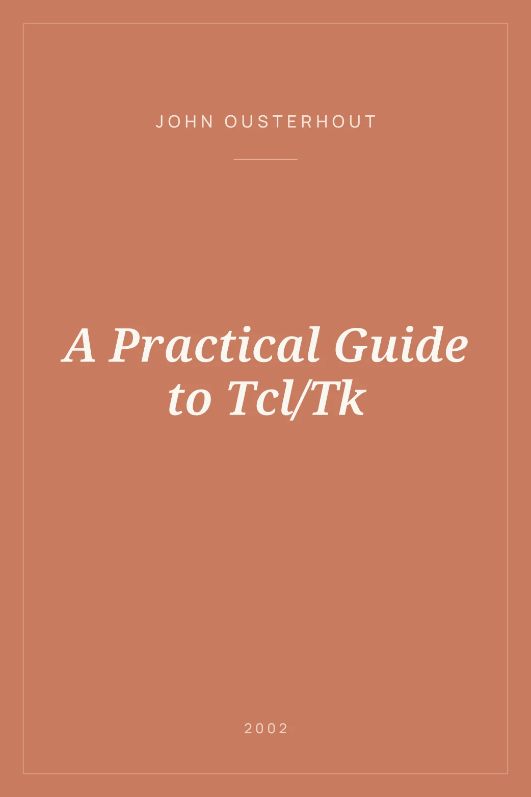 Portada de A Practical Guide to Tcl/Tk