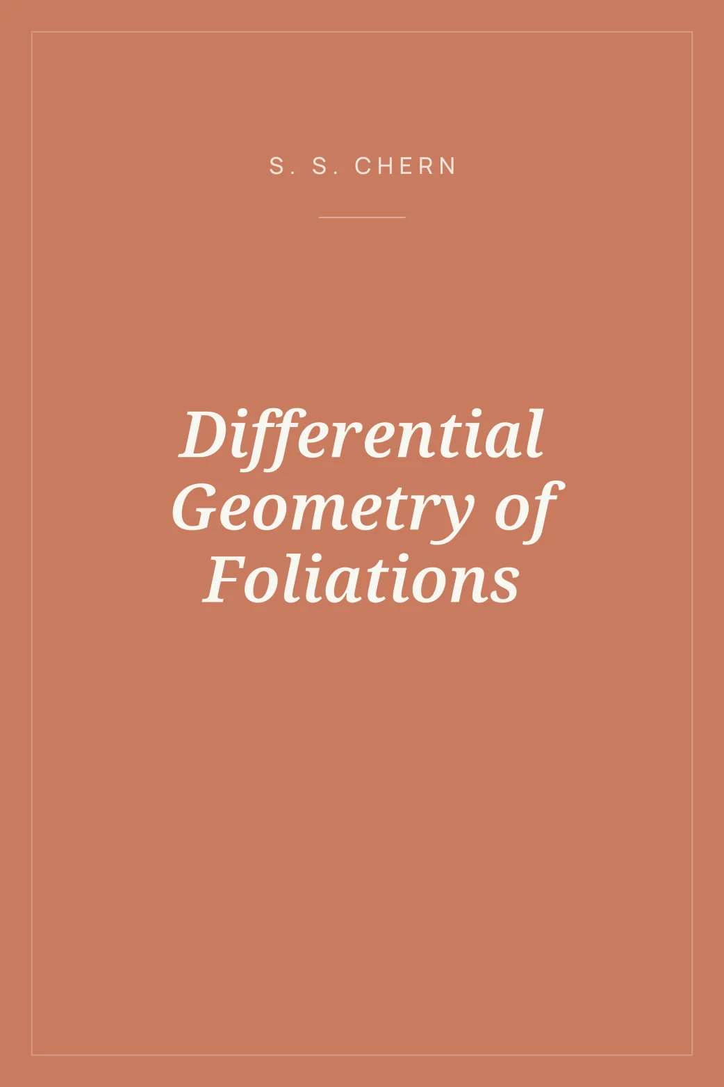 Portada de Differential Geometry of Foliations