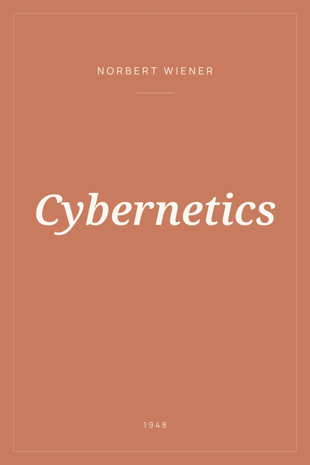 Portada de Cybernetics