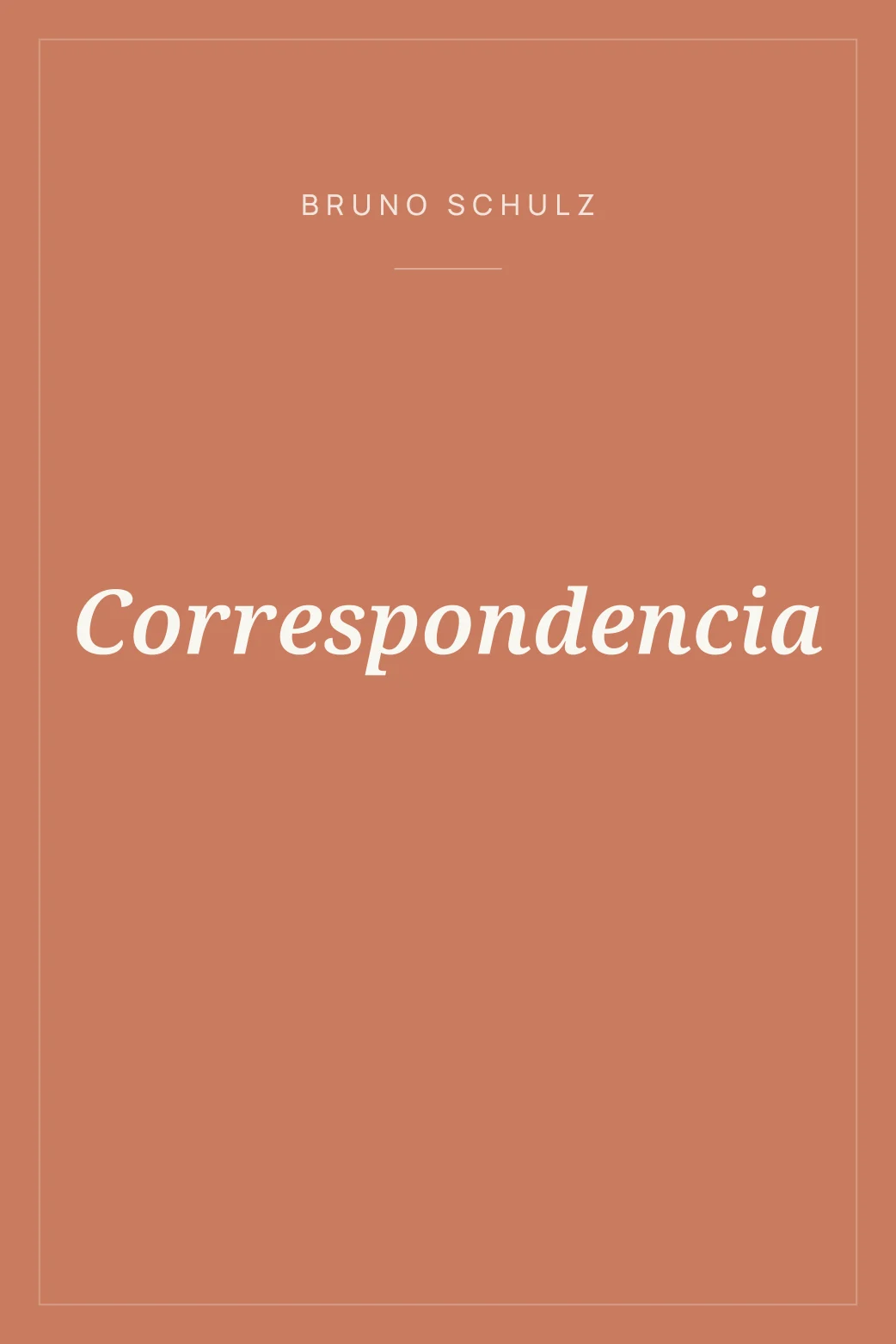 Portada de Correspondencia