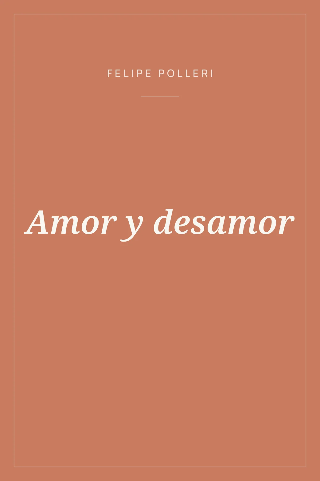 Portada de Amor y desamor
