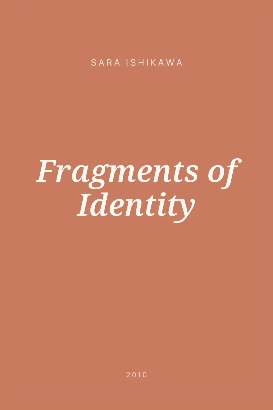 Portada de Fragments of Identity