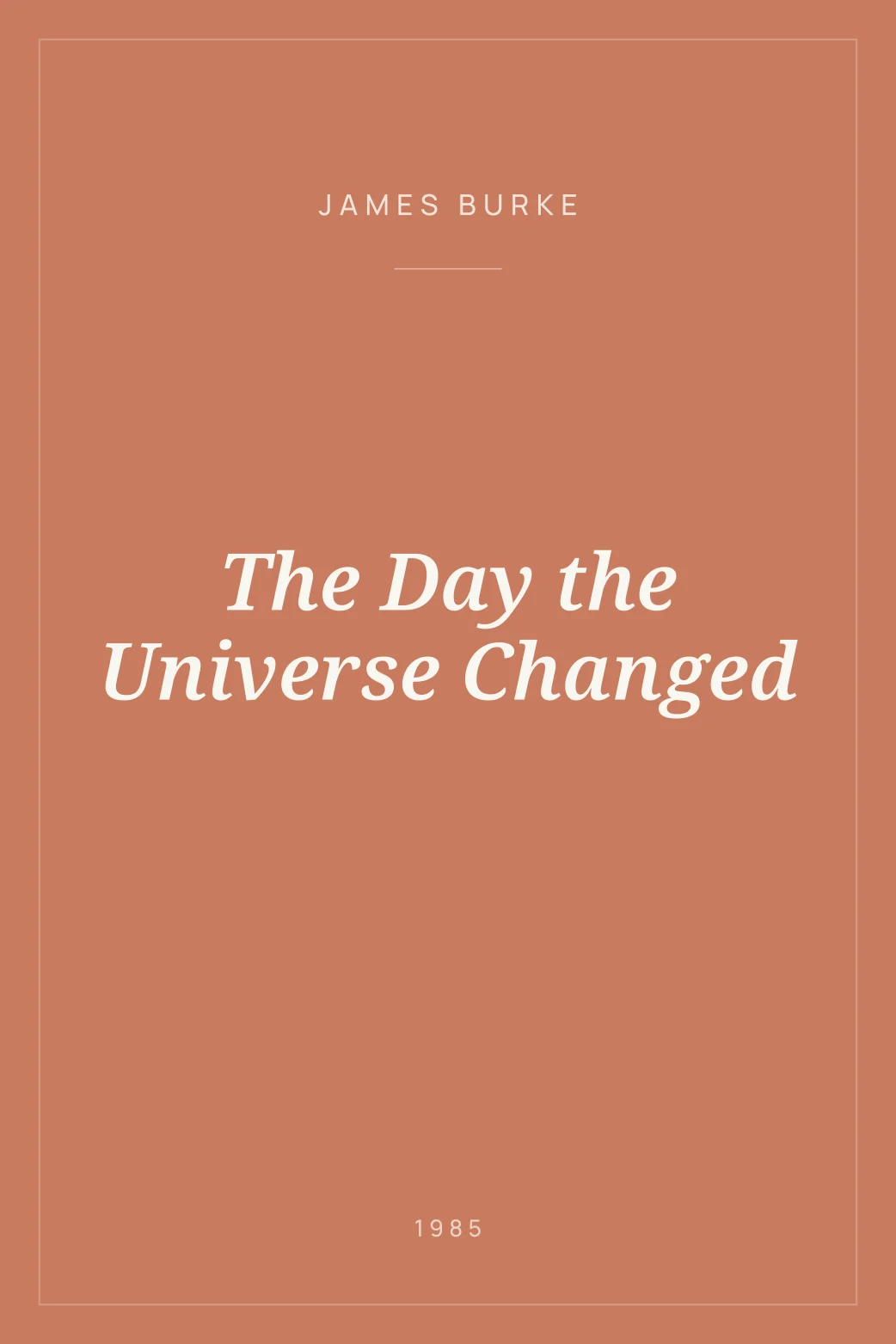 Portada de The Day the Universe Changed