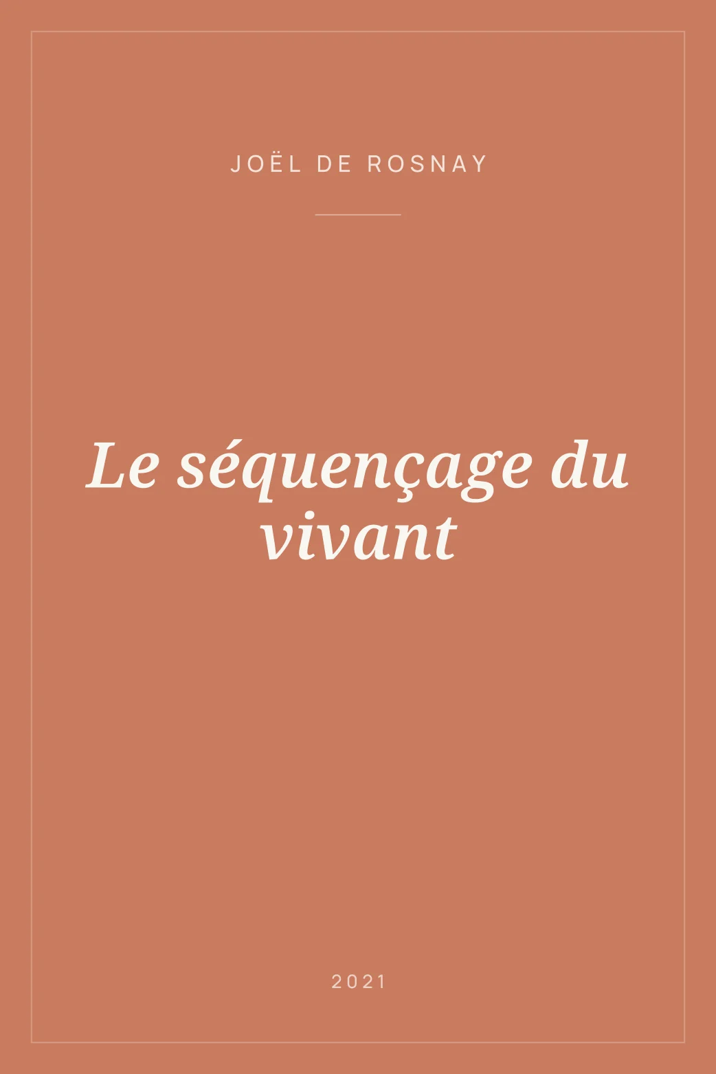 Portada de Le séquençage du vivant