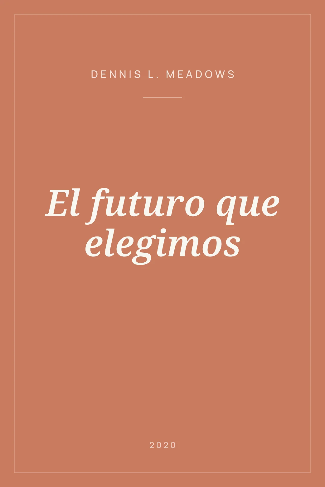 Portada de El futuro que elegimos