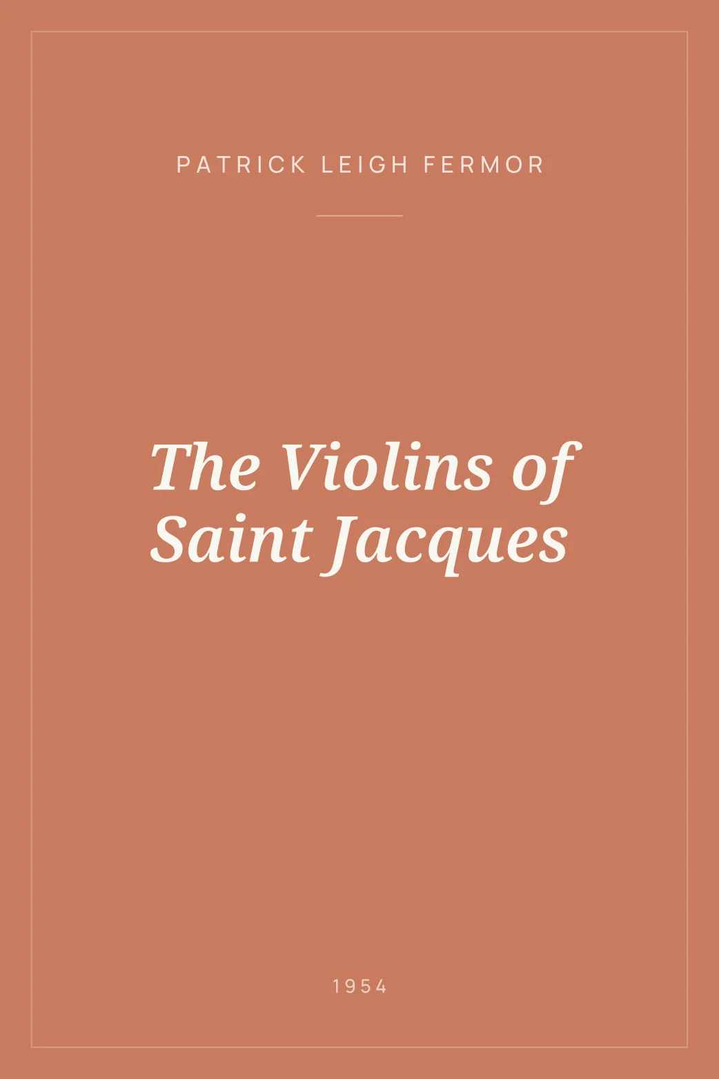 Portada de The Violins of Saint Jacques