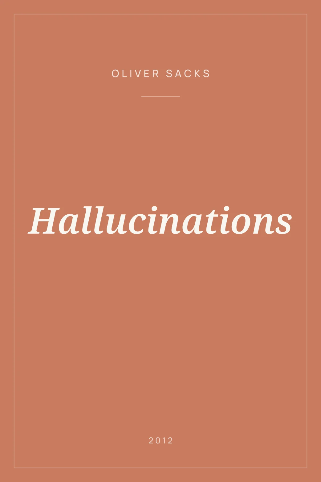 Portada de Hallucinations