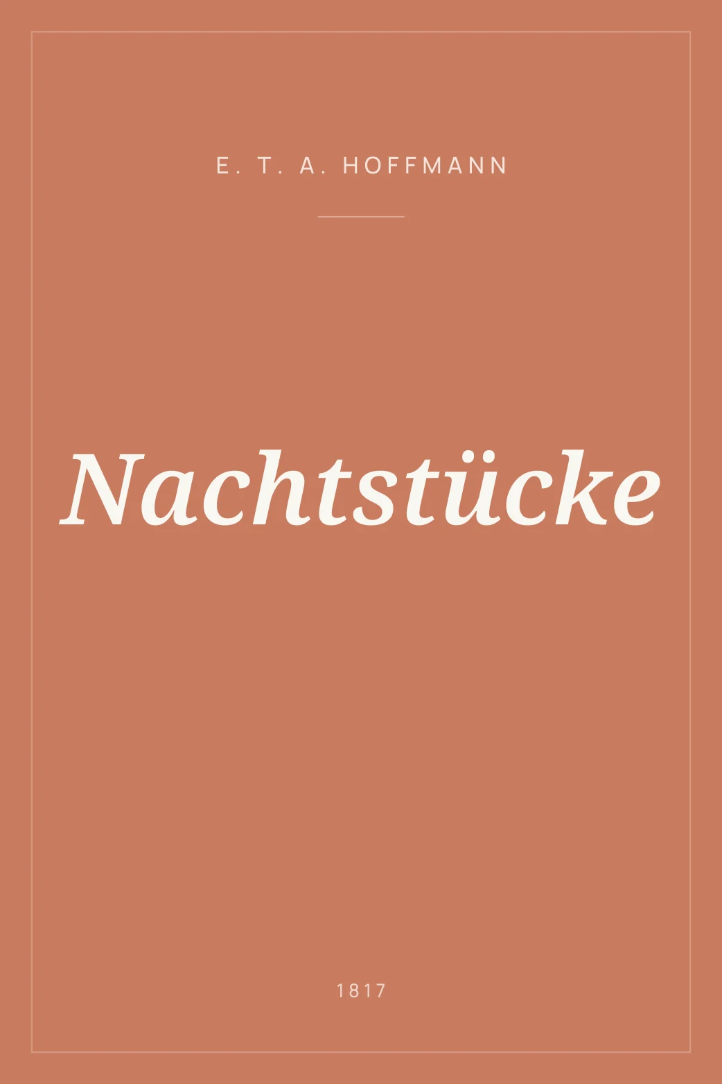 Portada de Nachtstücke