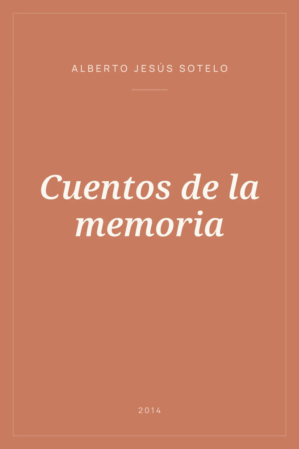 Portada de Cuentos de la memoria
