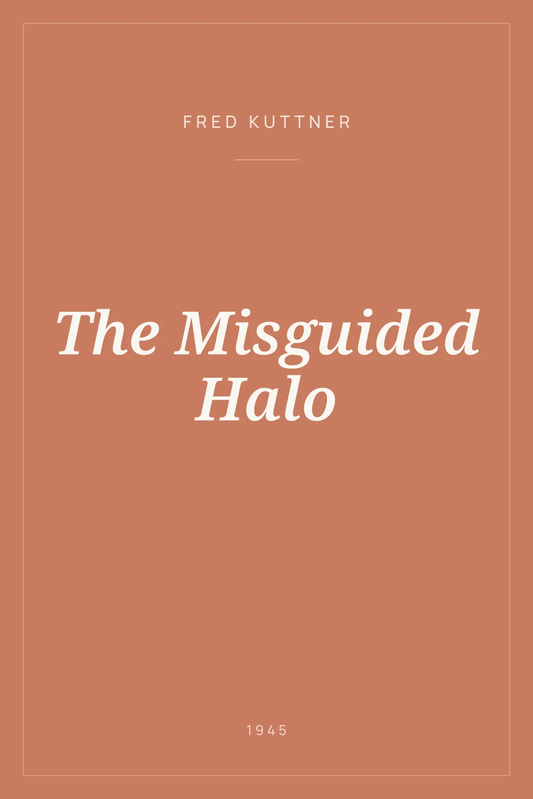 Portada de The Misguided Halo
