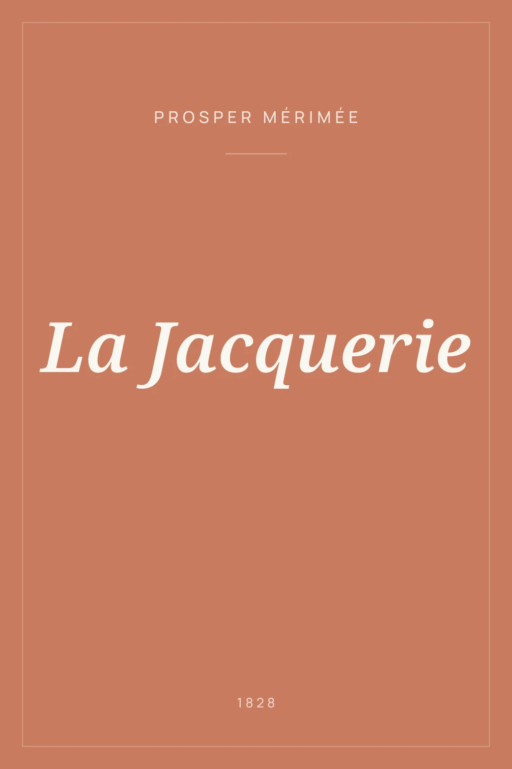 Portada de La Jacquerie