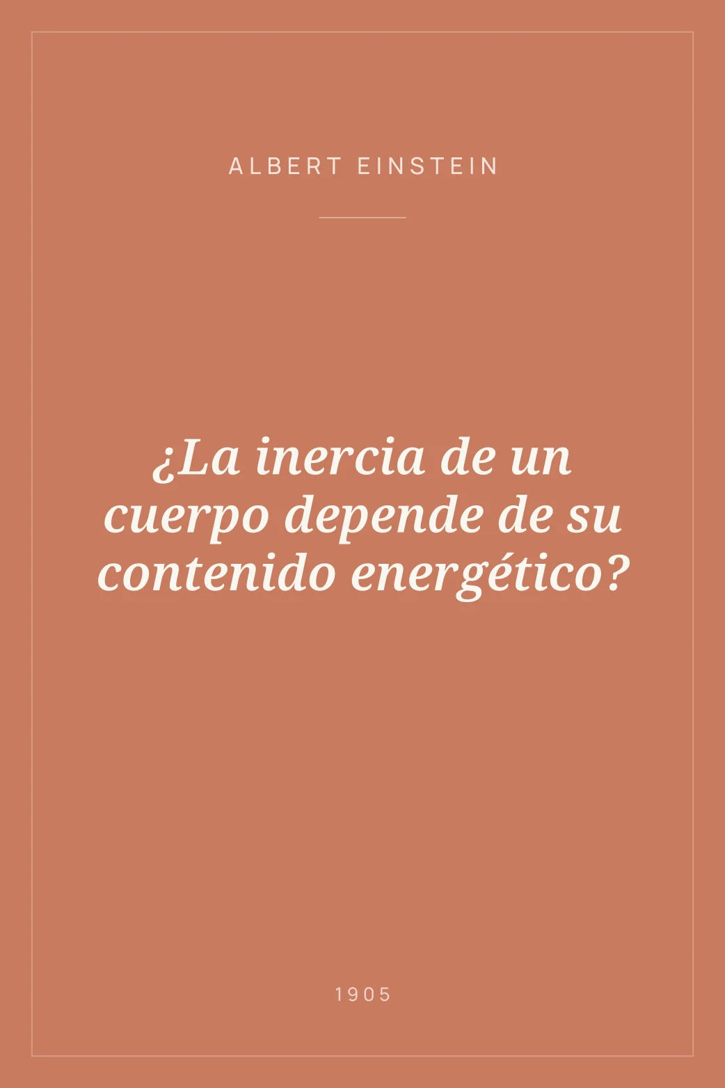 Portada de ¿La inercia de un cuerpo depende de su contenido energético?