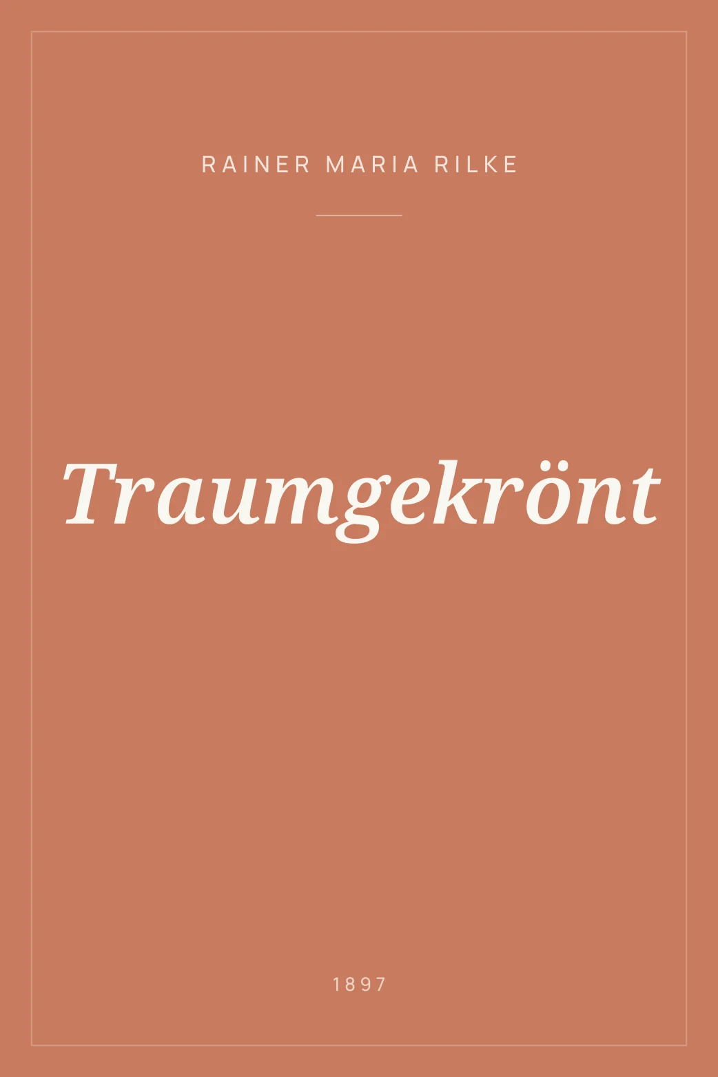 Portada de Traumgekrönt