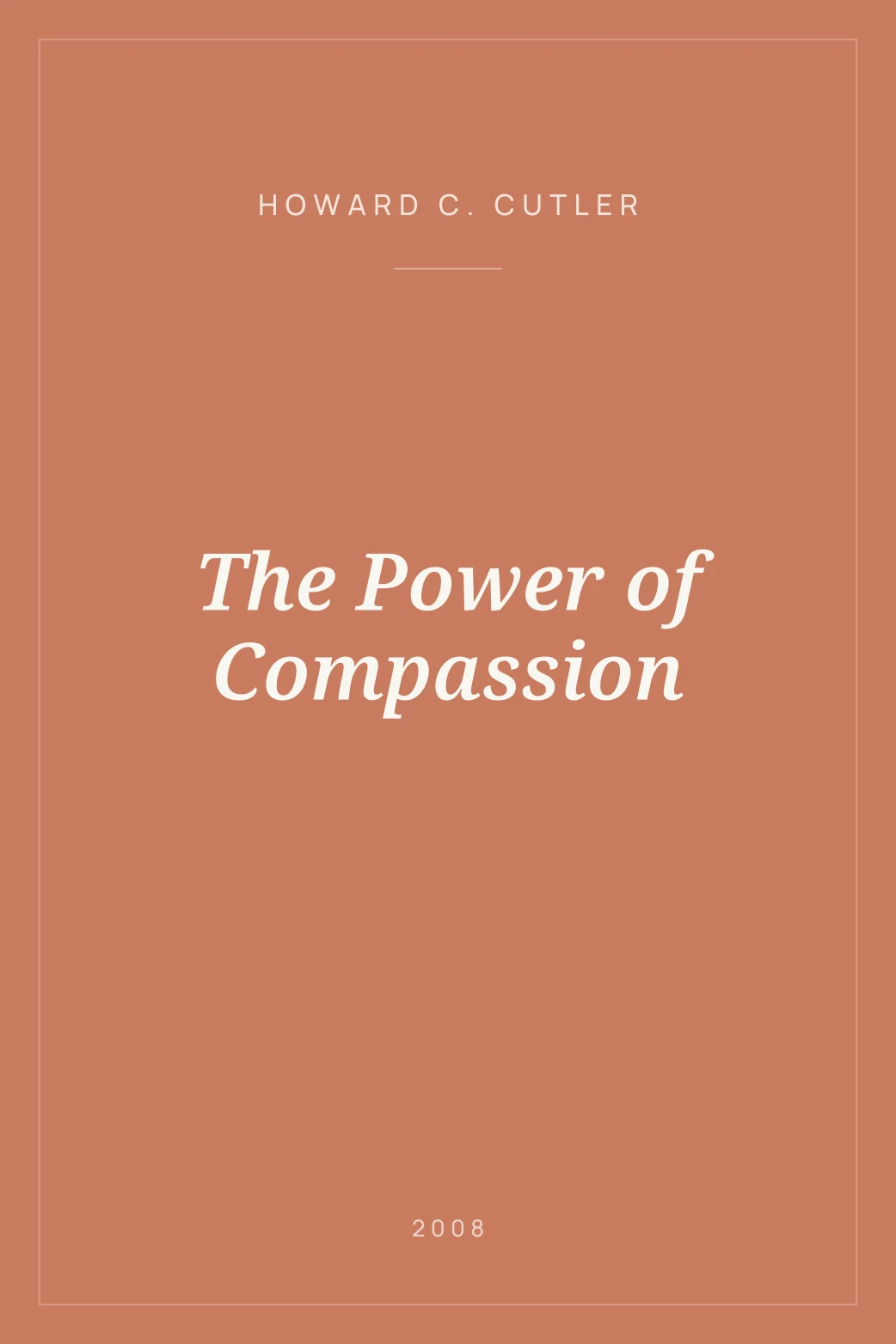 Portada de The Power of Compassion