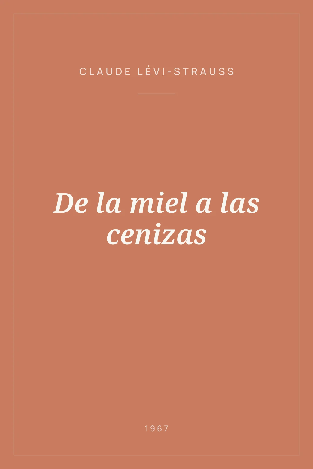 Portada de De la miel a las cenizas