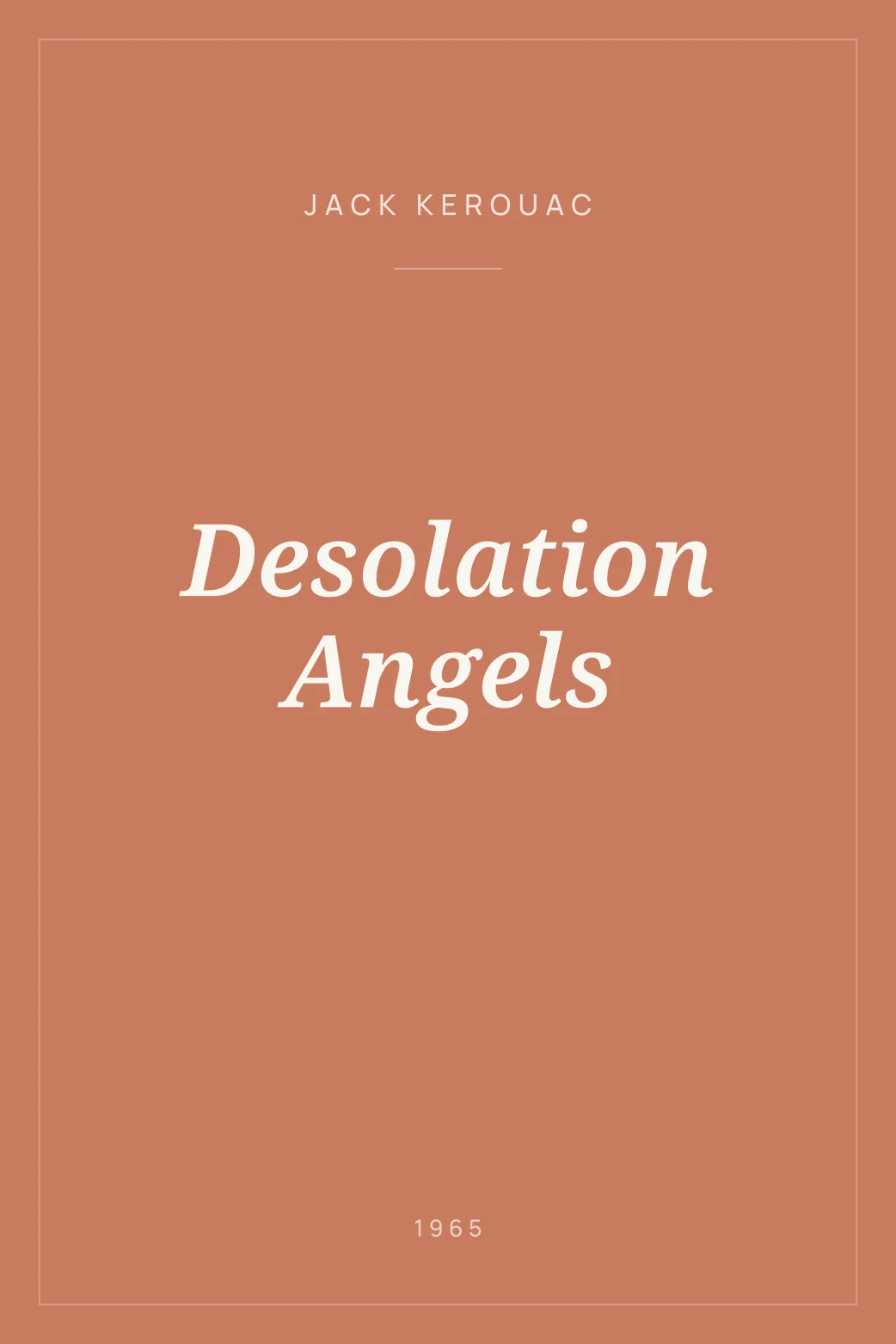 Portada de Desolation Angels