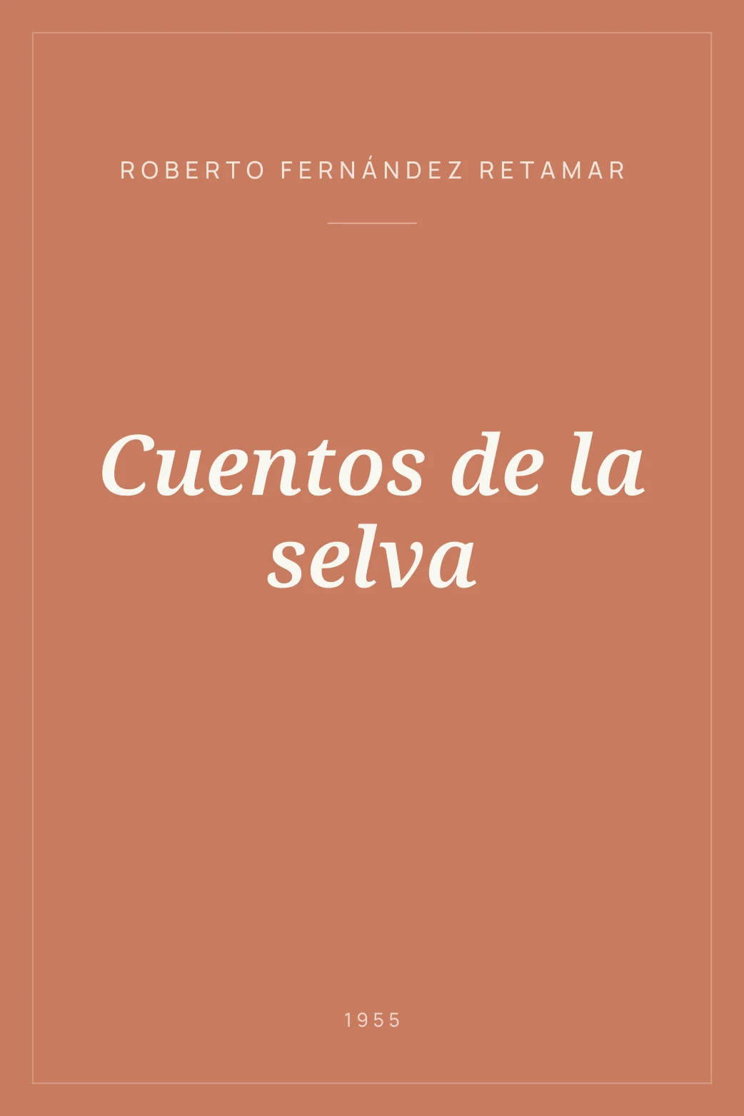Portada de Cuentos de la selva