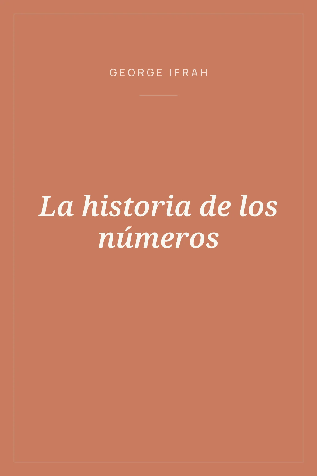 Portada de La historia de los números