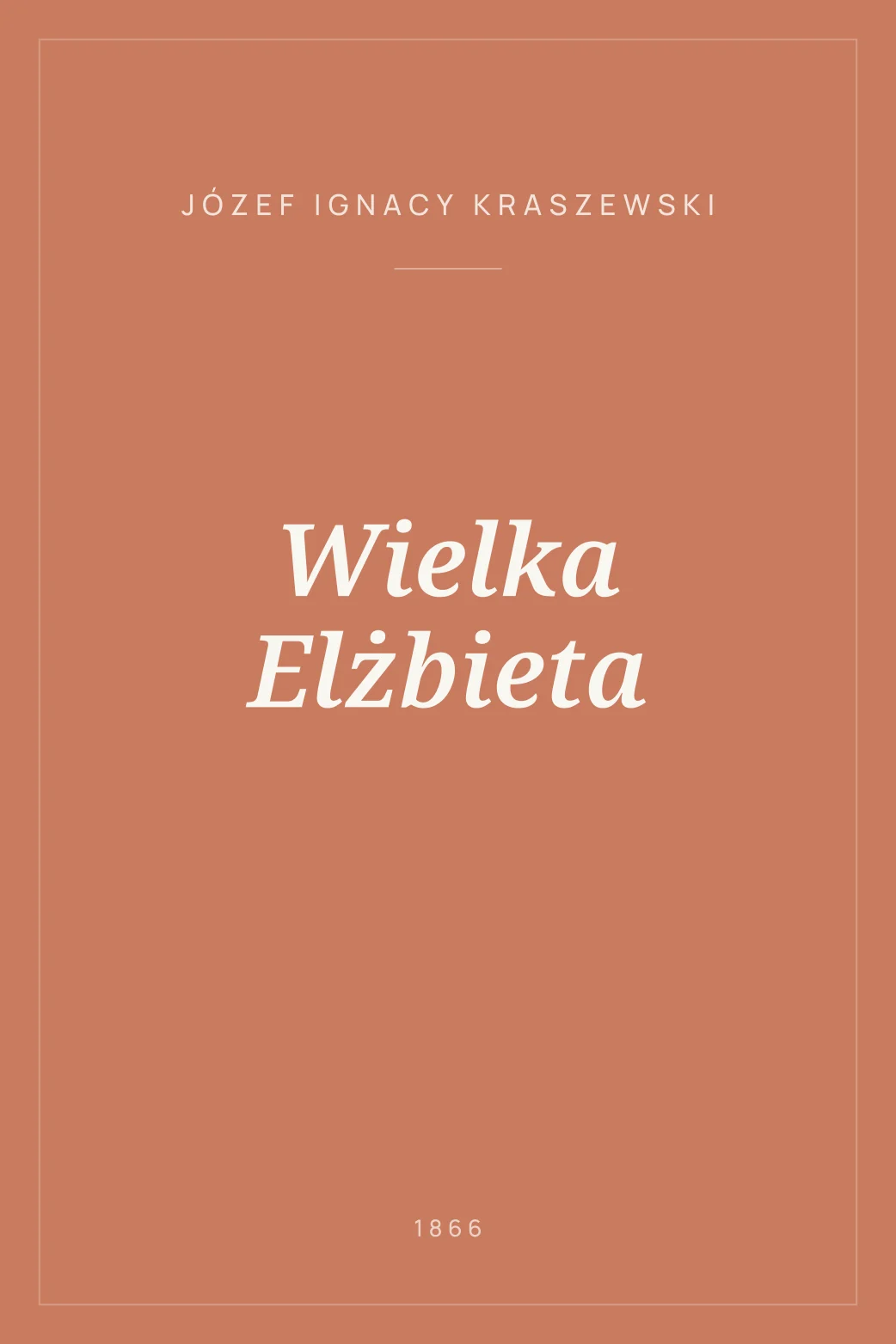 Portada de Wielka Elżbieta