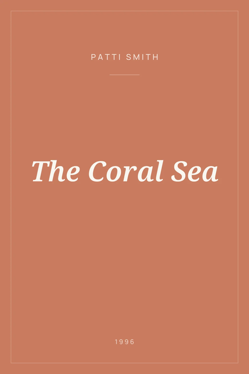 Portada de The Coral Sea