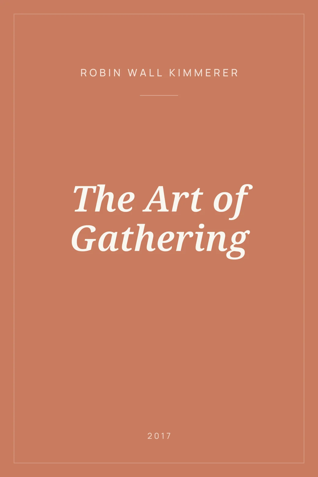 Portada de The Art of Gathering