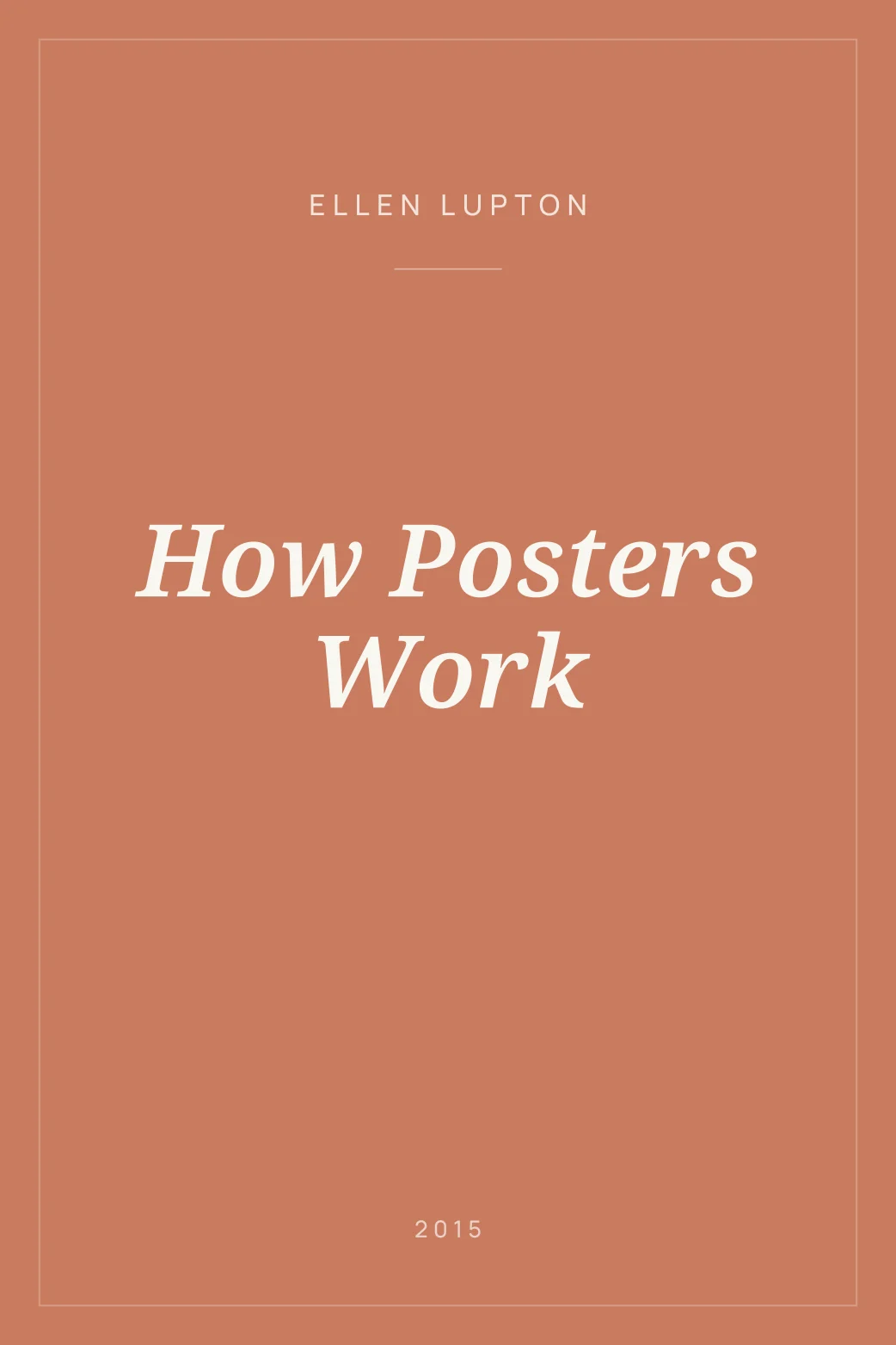 Portada de How Posters Work