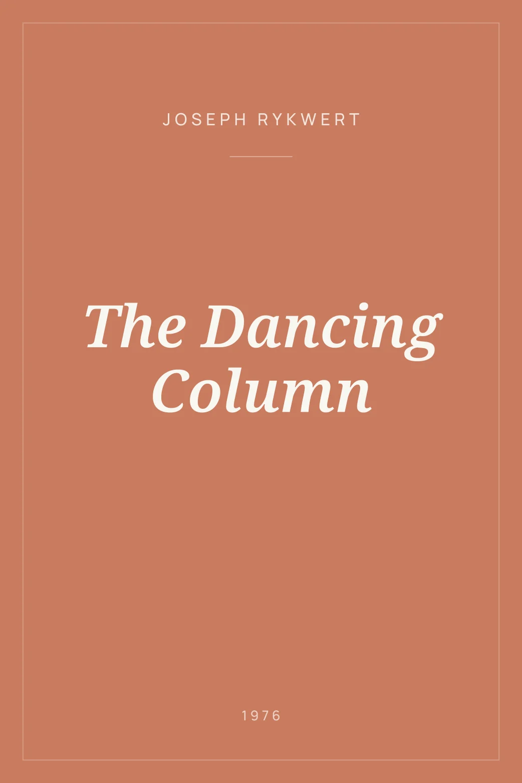 Portada de The Dancing Column