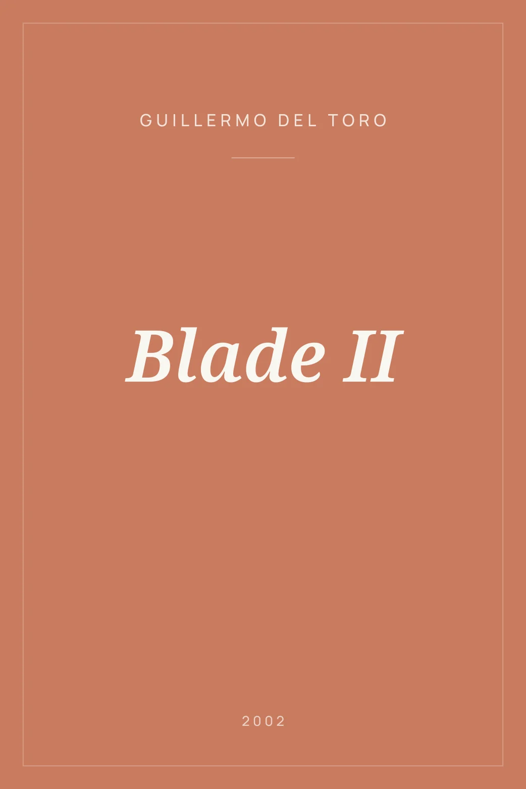 Portada de Blade II