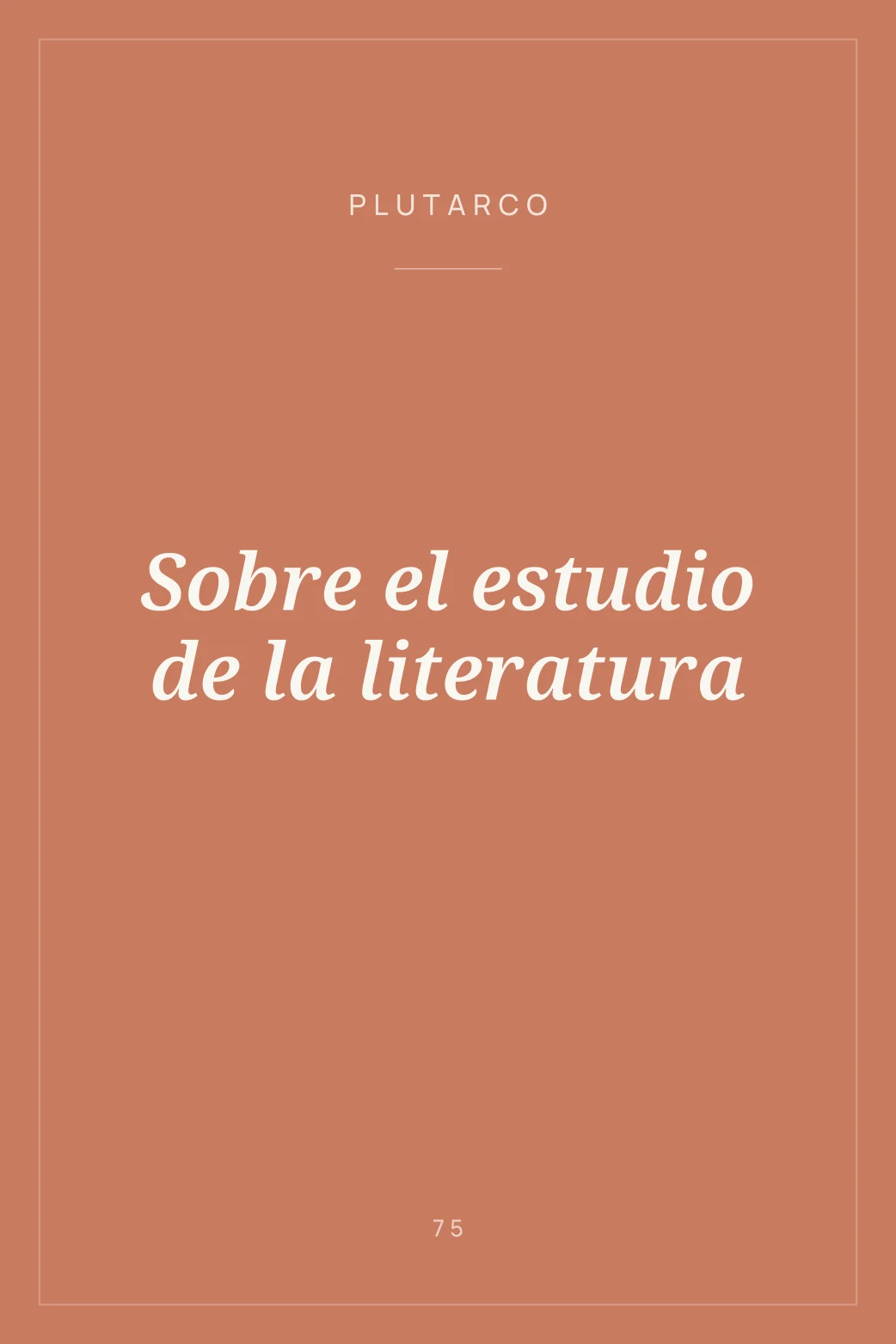 Portada de Sobre el estudio de la literatura