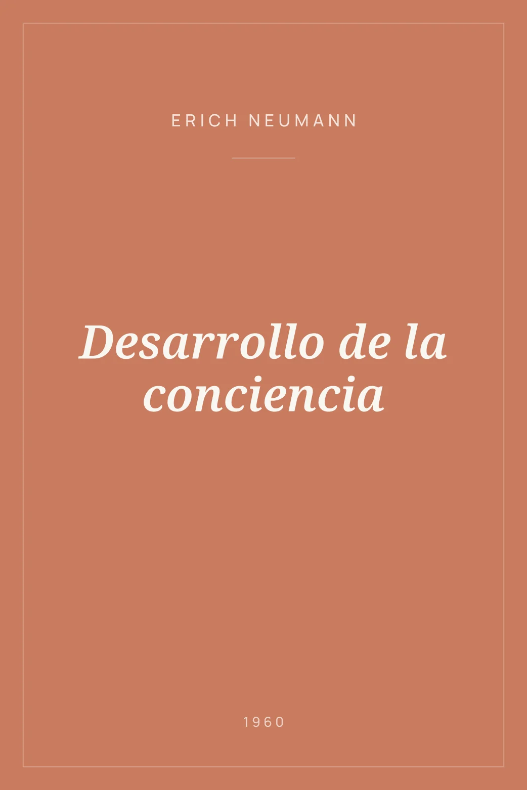 Portada de Desarrollo de la conciencia