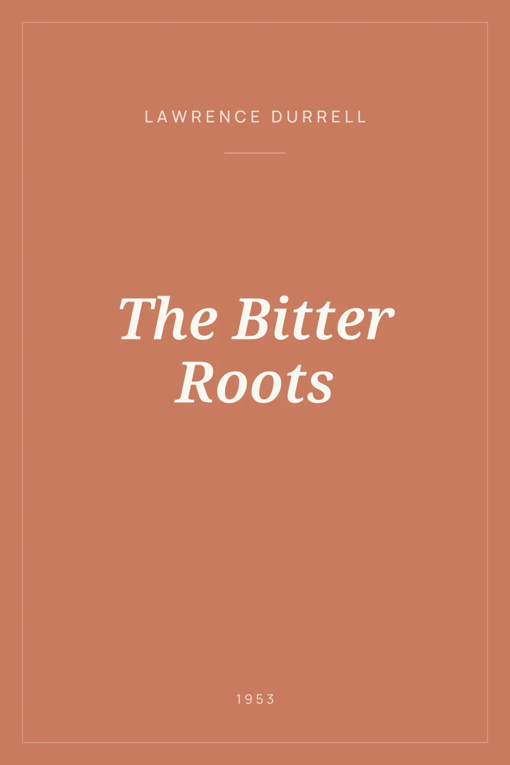 Portada de The Bitter Roots