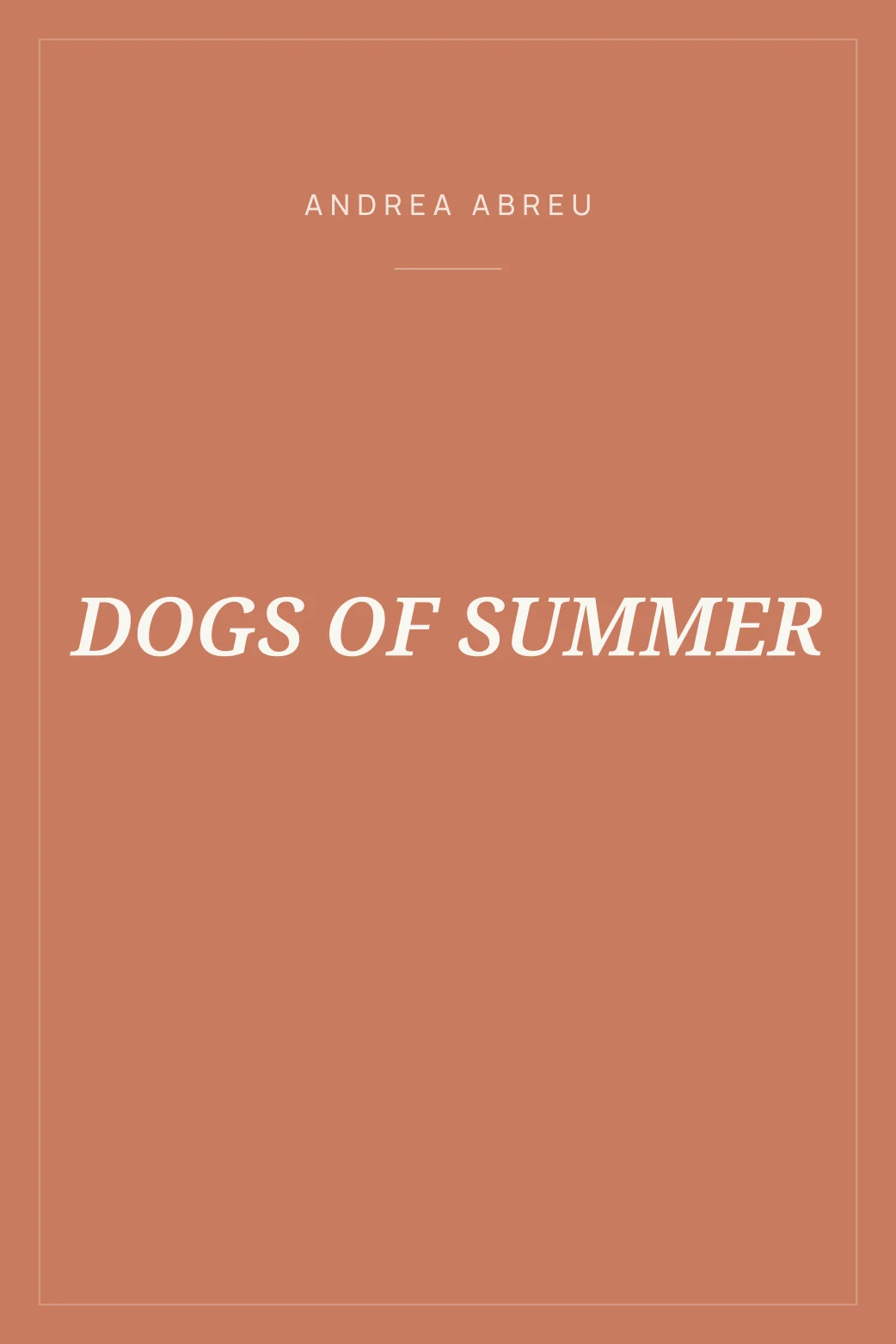 Portada de DOGS OF SUMMER