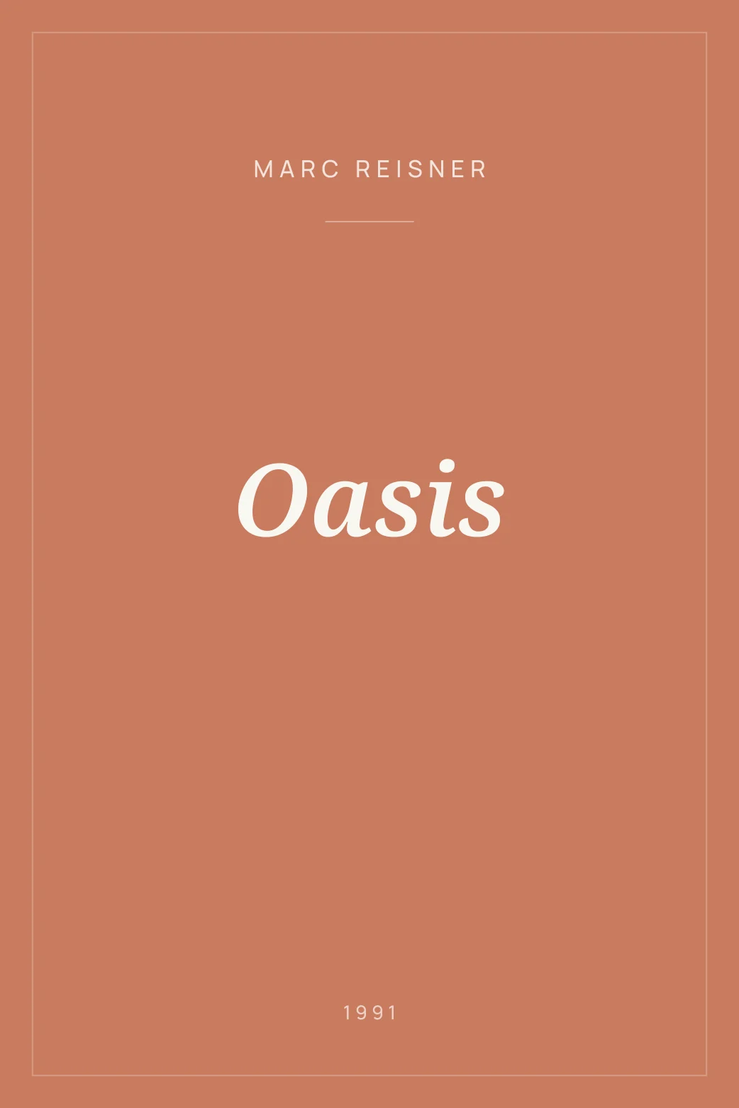 Portada de Oasis