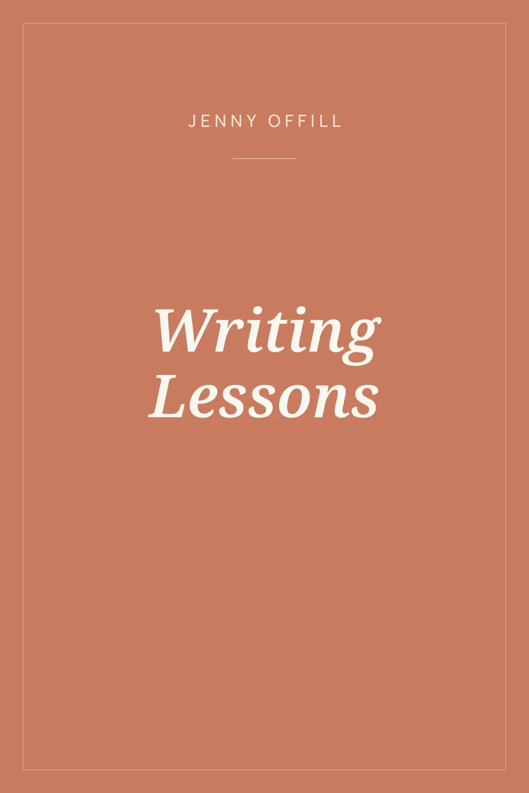 Portada de Writing Lessons