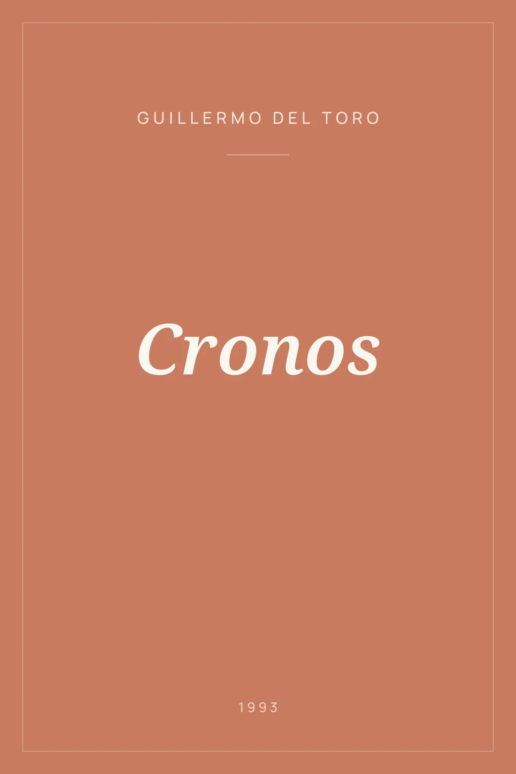 Portada de Cronos