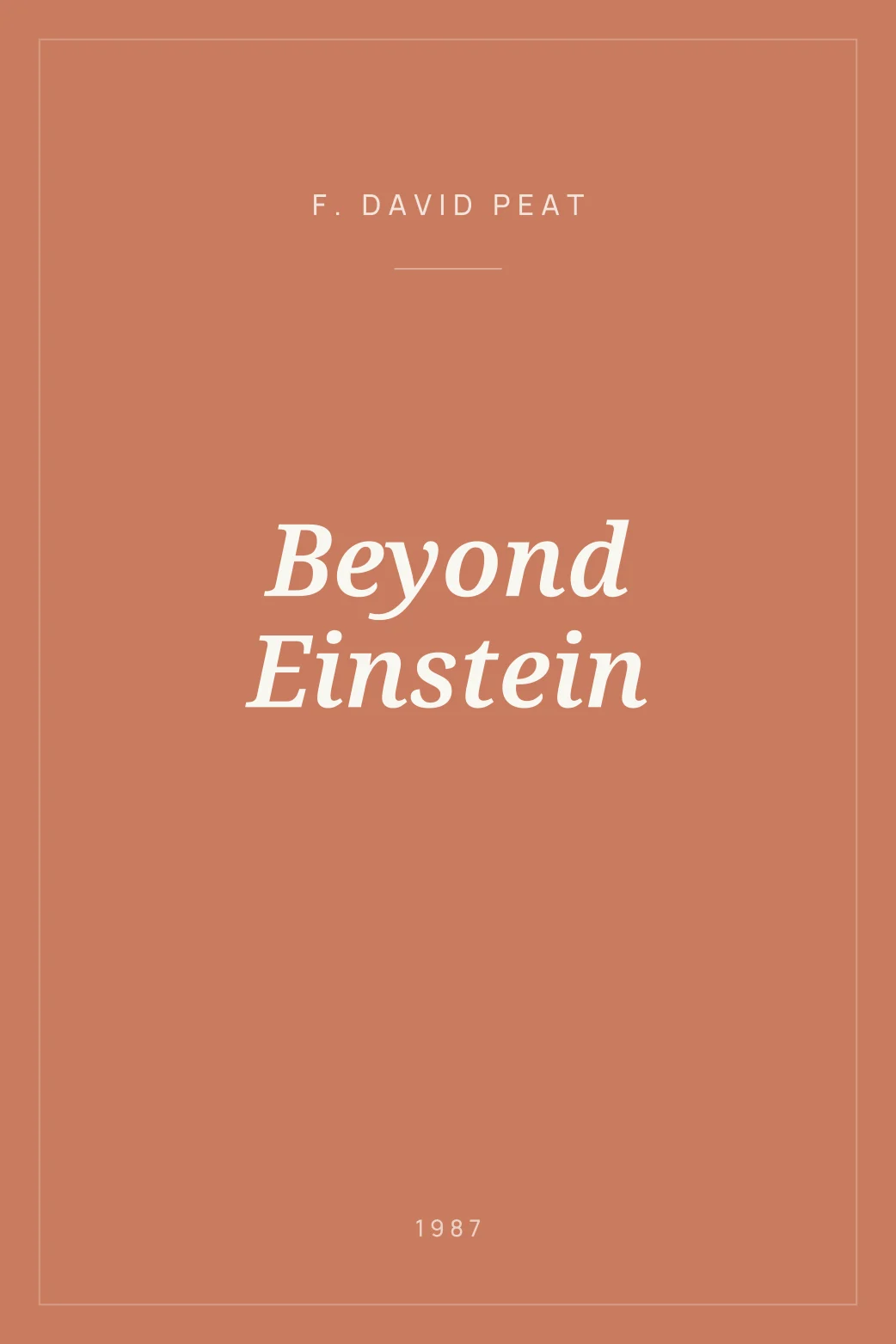 Portada de Beyond Einstein