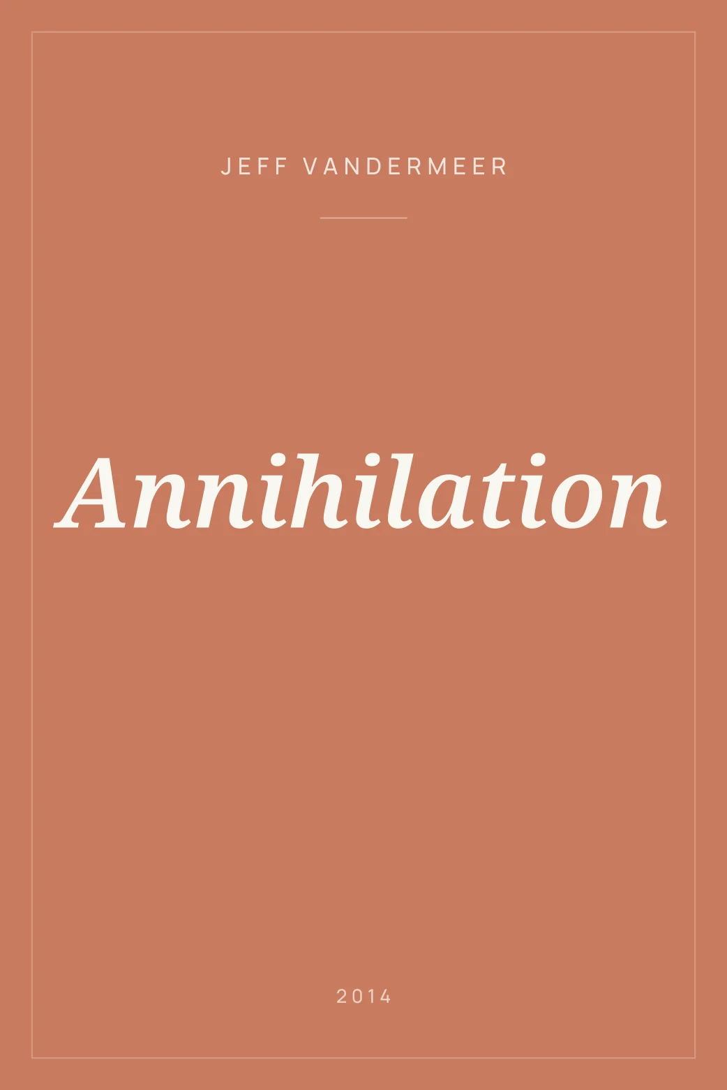 Portada de Annihilation
