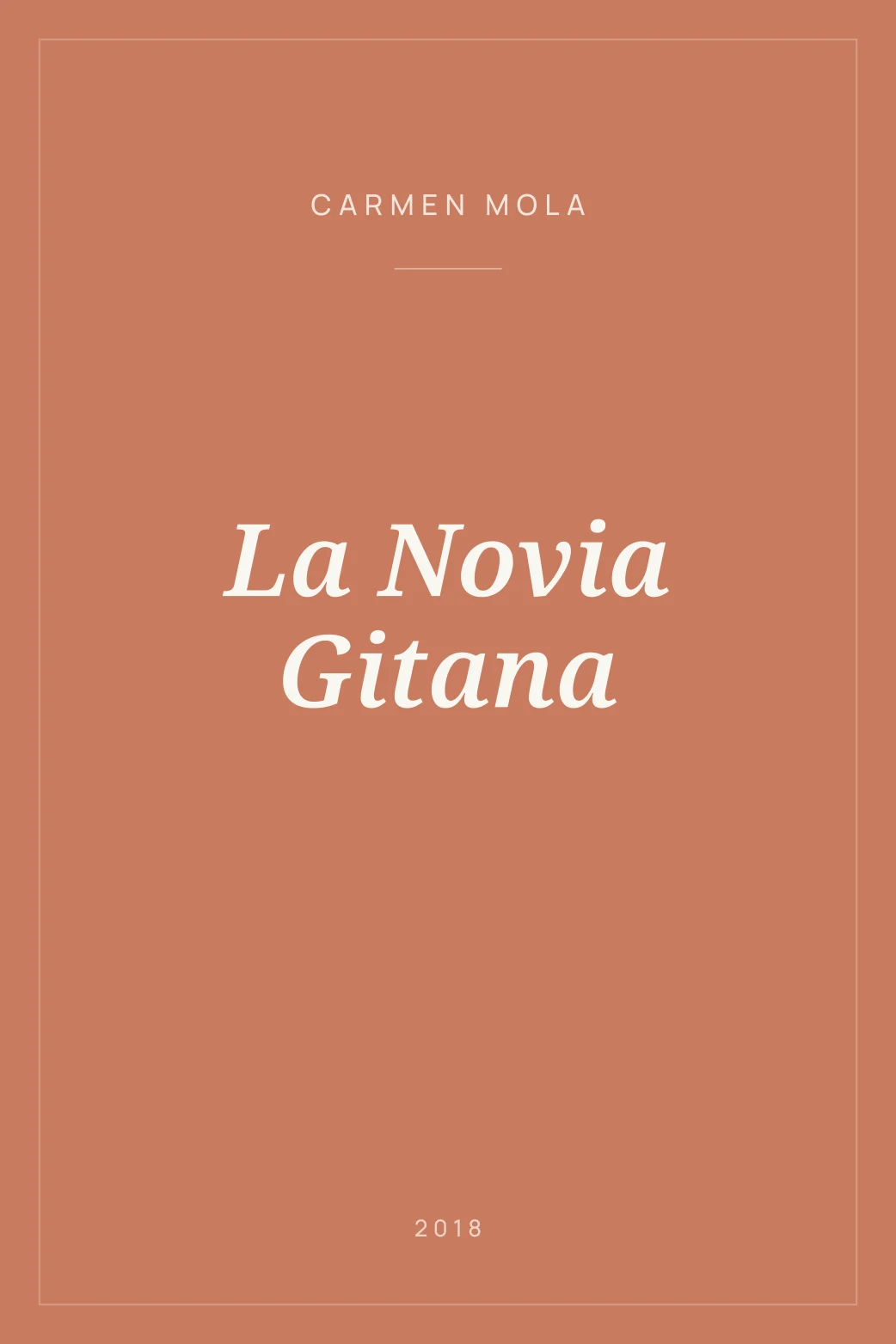 Portada de La Novia Gitana