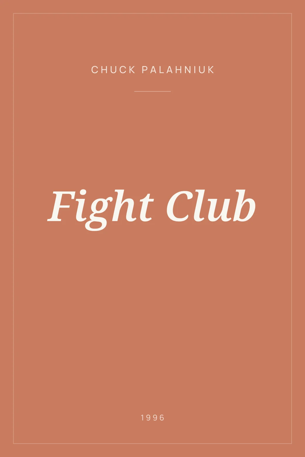 Portada de Fight Club