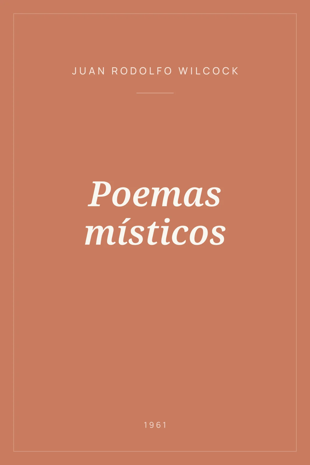 Portada de Poemas místicos